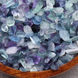 Natural Fluorite Colour Decoration Energy Stone Crystal Macadam Degaussing Potted Landscaping Aquarium Purification Gift