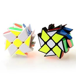 3x3x3 Windmill Magic Cube Speed Twist Cube Strange Shape Puzzle Cube Decompression Kids Learning Educational Toy Gift