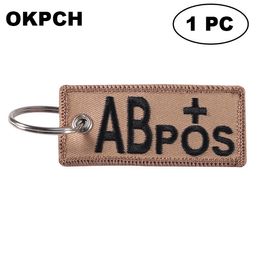 Key Fobs Chains Jewellery Red Embroidery Remove Before Flight Keyring Gift for Friends PK0082