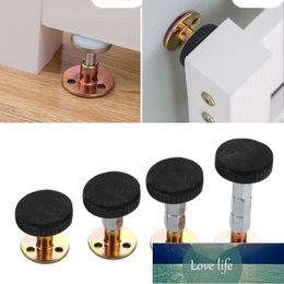 1pcs Adjustable Bed Stabiliser Wall Furniture Fixed bracket stainless steel Fixer Support Self-adhesive Anti-shake Mute Hardware