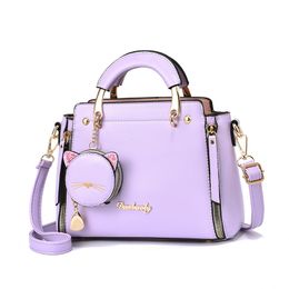 womens purple tote purses UK - HBP Cute Handbags Purses Totes Bags Women Wallets Fashion Handbag Purse PU Lather Shoulder Bag Purple Color