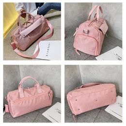 Gymnasium bags of dwaterproof women water nylon sports bag for women fitness gym bag shoe compartment femme outdoor travel bag Y0721