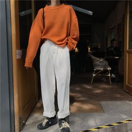 Women Fashion Pants Elastic Chic Popular High Waist Straight Solid High Quality Casual Simple Comfortable Female Trousers 210422