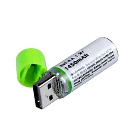 1.2v rechargeable batteries UK - Environmental Friendly Ni-MH No. 5 Rechargeable Battery 1.2V 1450 mAh USB Socket Suitable For Remote Control, Alarm Clock, Household a24