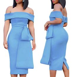 Tube Top Dress Women Slim Off Shoulder Sexy Party Clubwear Backless Evening Tunic Strapless Dresses Plus Size for Ladies 210527