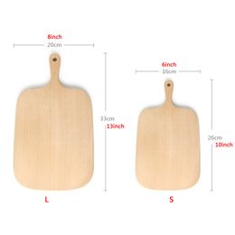 new Home Chopping Block Kitchen Beech Cutting Board Cake Plate Serving Trays Wooden Bread Dish Fruit Plate Sushi Tray Baking Tool EWB6766