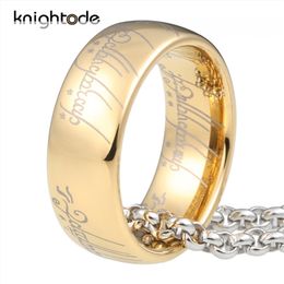 High Quality 6mm 8mm Tungsten Carbide Rings For Men Women Top Gold/Rose Gold/Black/Blue Plated And Regular Engraving Dome Band 211217