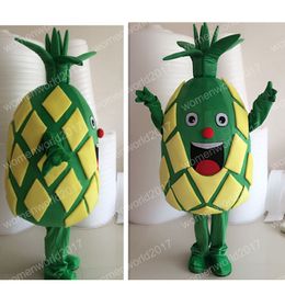 Halloween Pineapple Mascot Costume High Quality Cartoon Character Outfits Suit Unisex Adults Outfit Christmas Carnival fancy dress
