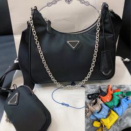 сша дизайнер сумок Скидка 2021 мода роскошный дизайнеры сумки леди женские издание Crossbody Tote Re-Edition 2005 Nylon Hobo плечо женские крошечные сумки PU мешок кошелек Backpak и коробка