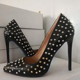 Dress Shoes SHOFOO Shoes,Beautiful Fashion Women's , PU Fabrics, 11 Cm High-heeled Shoes, Pointed Toe Pumps, Single Shoes.