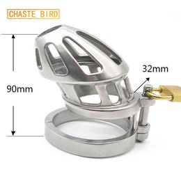 NXY Sex Chastity devices bird male chastity device belt penis cage ring lock 1204