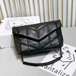 Handbags Women Luxurys Designers Genuine leather bag with letters woman chain messenger bags Wholesale shoulder handbag