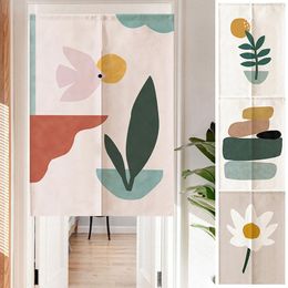 Curtain & Drapes Nordic Art Door Partition Half-Curtain Small Fresh Kitchen Dust Screen Bathroom Occlude Decorative Short Curtains