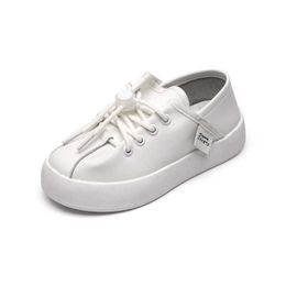 Children's Board Shoes 2021 Autumn New Boys Soft-soled All-match Casual Shoes Children's Fashion kids Shoes White Girls Sneakers G1025