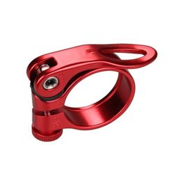 31.8mm Quick Release Seatpost Clamp Aluminium Alloy MTB Mountain Bike Cycling Saddle Seat Post Clamp QR Style Bicycle Part 219 H1