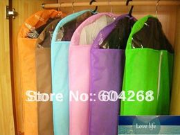 3 Size Multi-colors Home Dress Clothes Garment Suit Cover Bags Dustproof Storage Protector free