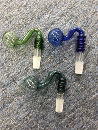 Reverse Bend Spiral Pipe 3 Colour Fashion Colourful Glass Pipes