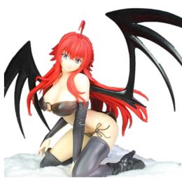 High School Dxd Rias Gremory Anime Soft Breast 15cm Pvc Action Figure Model Toy Sexy Girl Boy Gift Japanese Q0722