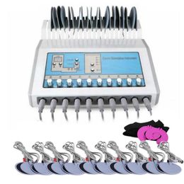 Slimming Machine Portable 10 outputs electrotherapy EMS Infrared body fat slim muscle electric stimulation instrument