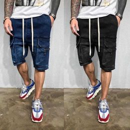 Camouflage Camo Cargo Shorts Men 2021 New Mens Jeans Casual Shorts Male Loose Work Shorts Man Military Short Pants Plus Size X0621