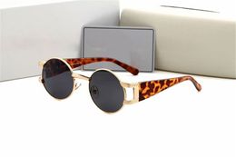 Hochwertige 919-Sonnenbrille mit rundem Rahmen, Design-Brille, Brillen, Herren und Damen, poliert, ohne Box
