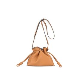 HBP Kvinnor väska handväska handväska Kvinna läder mode högkvalitativ axel anpassad liten sträng brun