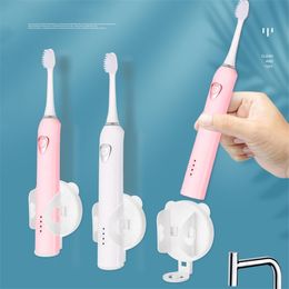 Electric Toothbrush Holder Bathroom Adhesive Wall Mounted Washroom Organiser Stand Accessories Products Automatic Adjustment 211130