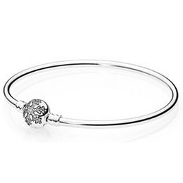 NEW 2021 100% 925 Sterling Silver Snowflake Bracelet Fit DIY Original Bracelet Fshion Jewellery Gift