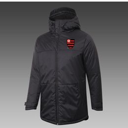 Mens Clube de Regatas do Flamengo Down Winter Outdoor leisure sports coat Outerwear Parkas Team emblems Customised