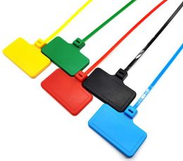 XIRUOER Access Control Card Self Locking Tags nylon elastic Cable ties 800-960MHZ plastic RFID Zip Ties UHF wire Tie wraps 50X28MM 79X28MM 1000pcs S01