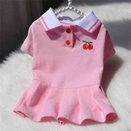 Clothes Summer Dress Cat Chihuahua Yorkshire Puppy Small Dog Costume Princess Skirt Poodle Pomeranian Schnauzer Apparel Y200922