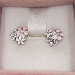 Andy Jewel Poetic Blooms Stud Earrings Made of 925 Sterling Silver Fit European Pandora Style ALE Stud Jewellery