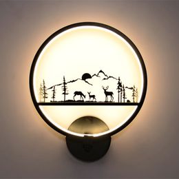 18W LED Wall Lamp Modern Creative Bedroom Walls Light Indoor Living Room Dining Rooms Corridor Lighting Decoration