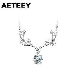 2.0ct 8.0mm Round Shape Cut EF VVS1 Moissanite 925 Silver Diamond Test Passed Necklace Christmas Gift JE-06 Chains
