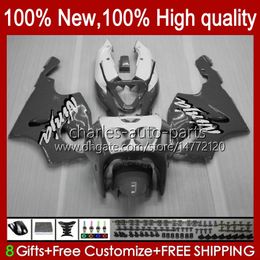 Body Bodywork For KAWASAKI grey glossy NINJA ZX7R ZX750 ZX-7R ZX 7 R ZX 750 28HC.126 ZX 7R 96 97 98 99 00 01 02 03 ZX-750 1996 1997 1998 1999 2000 2001 2002 2003 Fairing Kit