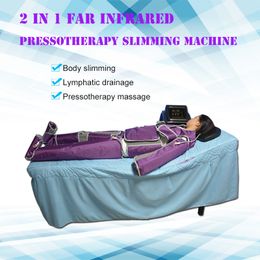 pressotherapy machine infrared heat slimming wrap clothes pressure massage blood circulation EMS Electric Muscle Stimulation for body