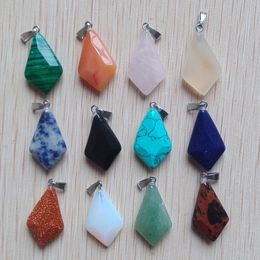 Natural Stone arrow Shape Charms pendants for DIY jewelry making Wholesale
