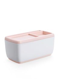 Tissue Boxes & Napkins Rectangular Lovely Pink Box Plastic Facial Toilet Paper Dispenser Napkin Holder Case Serwetnik Home Office BB50ZJ