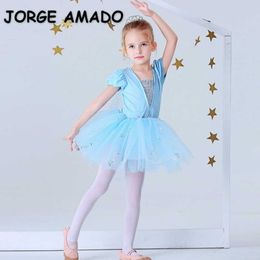 Girl Ballet Dress Cartoon Dancing Clothes TUTU Fluffy Tulle Kids Perform Costume E20708 210610