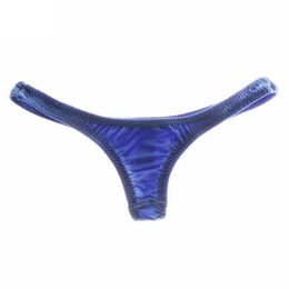 Men's Brand Underwear Gay Men Sexy Briefs Bikini G-strings Thongs Jockstrap Underpant Nylon T-back Shorts