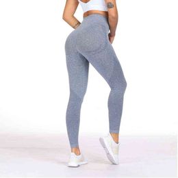 Seamless High Waist Gym Leggings Push Up Leggins Sport Women Compression Tights Fitness Running Yoga Pants Energy Leggings H1221
