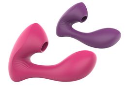 Suction Vibrator 10 Frequency Sucking+Vibrator G-spot Clitoris Stimulator Erotic Sex Toy for Women