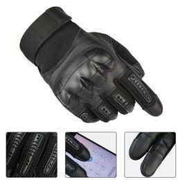 Sports Gloves Full Finger Touch Screen Motorcycle Outdoor Breathable Powered Motorbike Racing Riding Cycling Climbing Mittens Summer