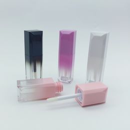 5ml Gradient Colour Lipgloss Plastic bottle Containers Empty Clear Lip gloss Tube Eyeliner Eyelash Container DH8587