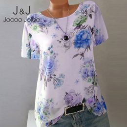 Summer Floral Print Women Blouse 5XL Plus Size Chiffon Blouses Half Sleeve Beach Shirt Office Work Shirts Blusas Feminina Tops 210518