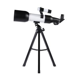 Eyebre 120x Professional HD Astronomical Telescope Children Low Light Night Vision Deep Space Stargazing with Tripod - Black white