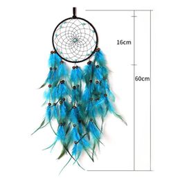 handmade wind chimes UK - Decorative Objects & Figurines Dream Catcher Pendant Handmade Creative Wind Chime Home Decoration Garden Wall Hanging Decor Gift For Room Pa