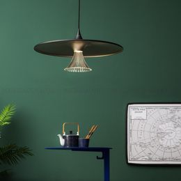 Italian Designer Flying Saucer LED Chandelier Pendant Lights Lamps Decorative Art Aluminium Acrylic Personalised Nordic Restaurant Bar Bedroom Fixtures