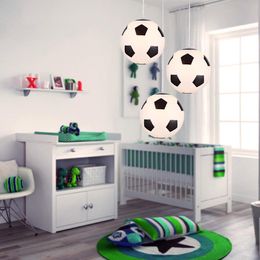 Pendant Lamps Football Ceiling Light Creative Modern Led Household Ornament Decoration Accessories