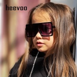 Oversized Square Kids Sunglasses Baby Boys Girls Festival Punk Glasses Fashion Children Eyeglasses Shades Oculos Sol